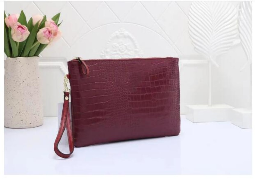 Woman Bag Clutch Torby Czeki Karty kredytowe Moneta Tourse Men Men Fashion Zakupy Portfel Luksusowy projektant torebki skórzane czarne torebki hobo plecak