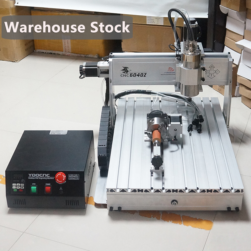 CNC 3040 Wood Router 6040 USB Port 2200W Metal Engraver B Mengraving Steel Milling Machin