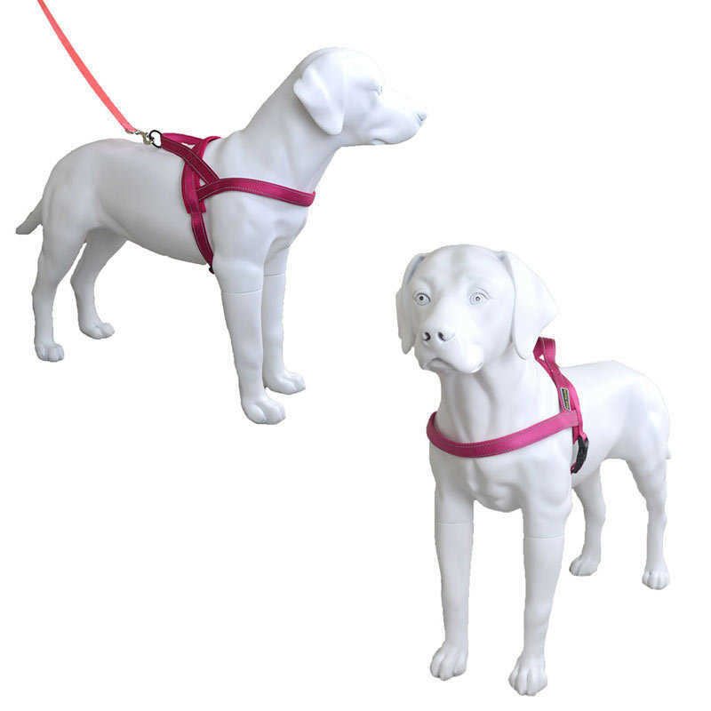 Harnais pour chien, facile à mettre et à enlever, réglable, pour chiens de taille moyenne et grande, gilet d'entraînement réfléchissant sans traction pour chiens de compagnie, harnais de marche 8243485