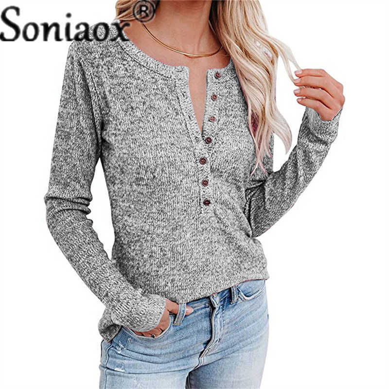 T-shirt da donna Moda Donna Stampa floreale O-Collo T-shirt a maniche lunghe Top l'autunno 2021 Pullover da donna in cotone con giuntura casual allentata T230104