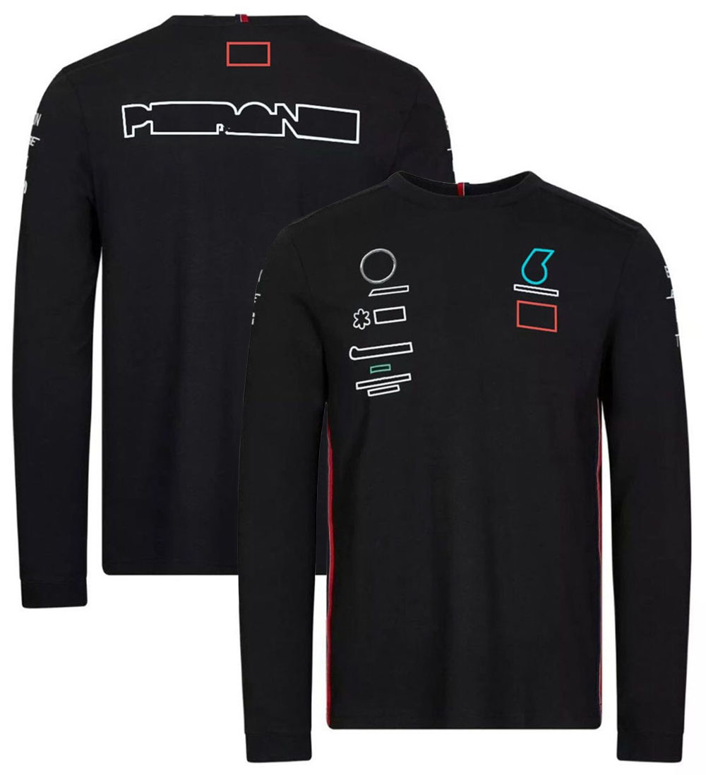 F1 Formel 1 T-shirt racing kostym långärmad lagförare enhetliga toppar sommar extrem sport andas tröja t-shirts unisex