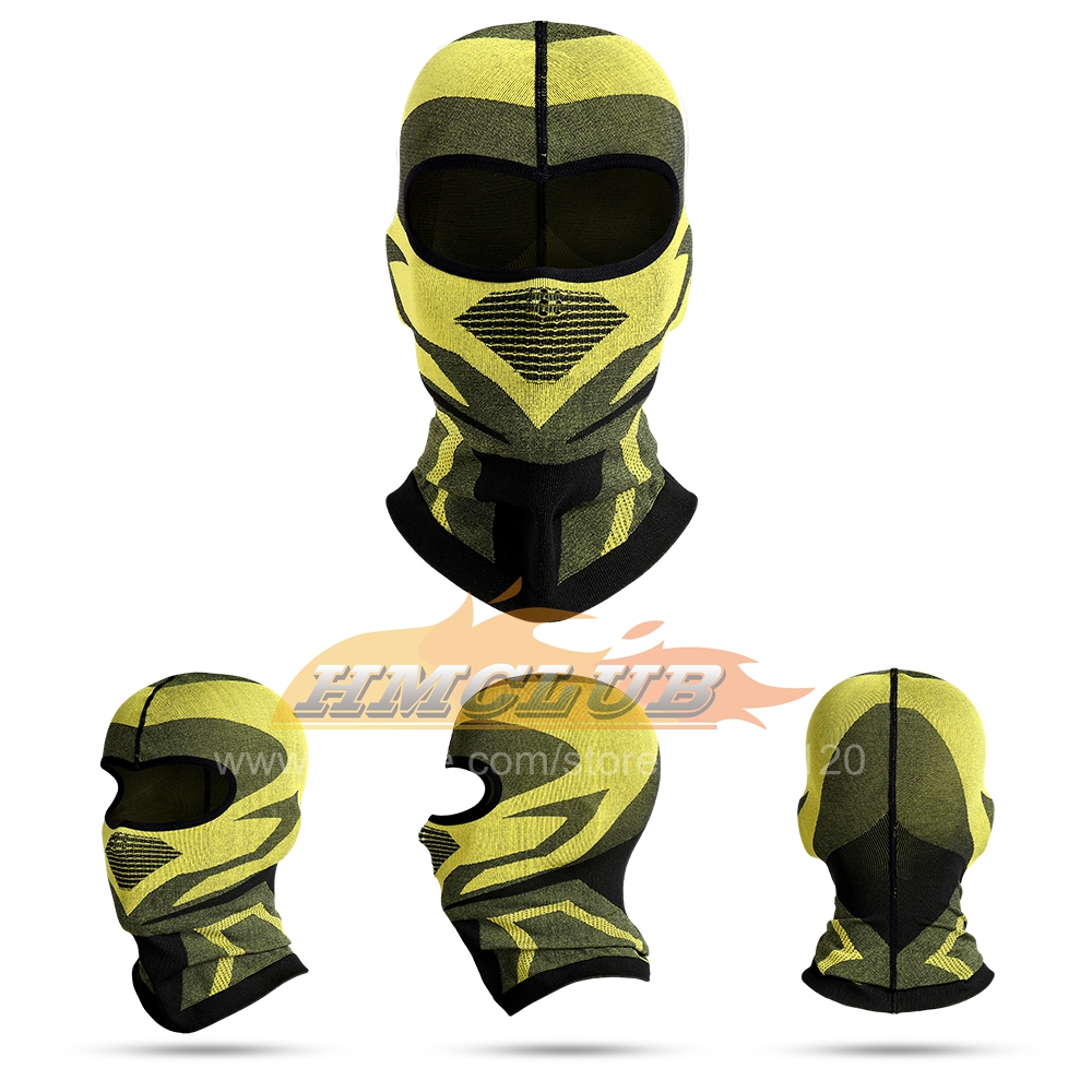 Mzz03 andningsbar Balaclava Motorcykel Fullt ansikte Cover Motorcykelcykelcykelmask Motocross Moto Riding Helmet Liner Caps Män kvinnor