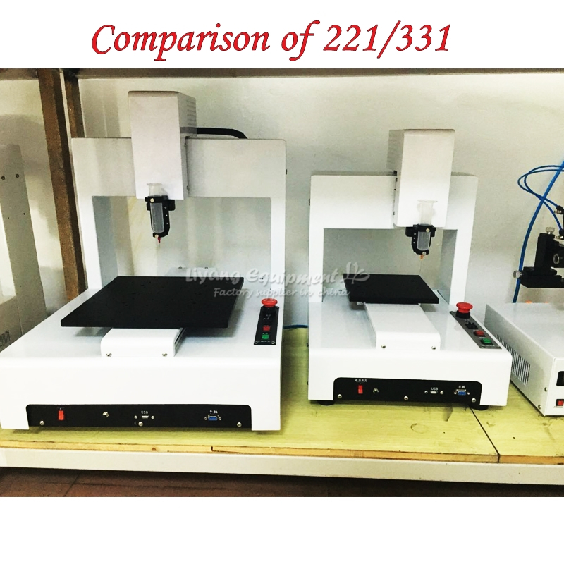 LY221A/331A/441A Otomatik Tutkal Dispenser Mobil Çerçeve Tutkal Dağıtım İşleri 110V/220V