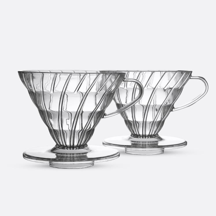 Filtri caffè uso domestico Resina gocciolamento utilizzata insieme al filtro antigoccia in vetro versare sopra la tazza di imbuto caffè da barista SN4777