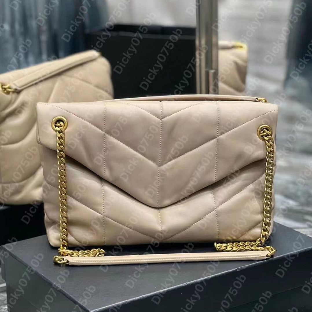 Großhandel Echtes Leder Handtasche Kette Umhängetasche Umhängetasche für Frauen Mode Taschen Dame Handtasche Leder Kette Geldbörse Messenger Bag