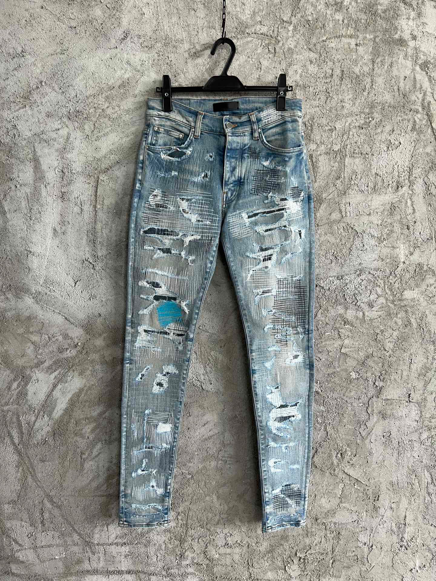 21FW nova calça jeans masculina italia dos EUA casual moda de rua bolsos quentes homens mulheres casal outwear calças navio A0107184B