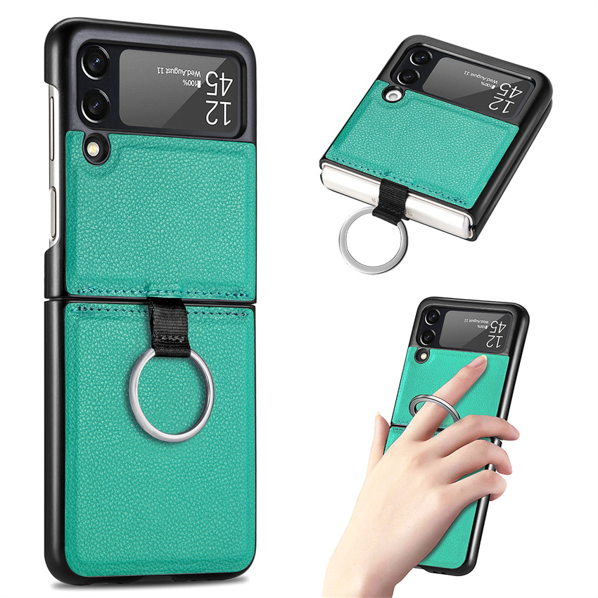 zflip3 custodia cellulare ultra sottile custodia protettiva schermo pieghevole borsa piena a prova di caduta trasparente zflip4