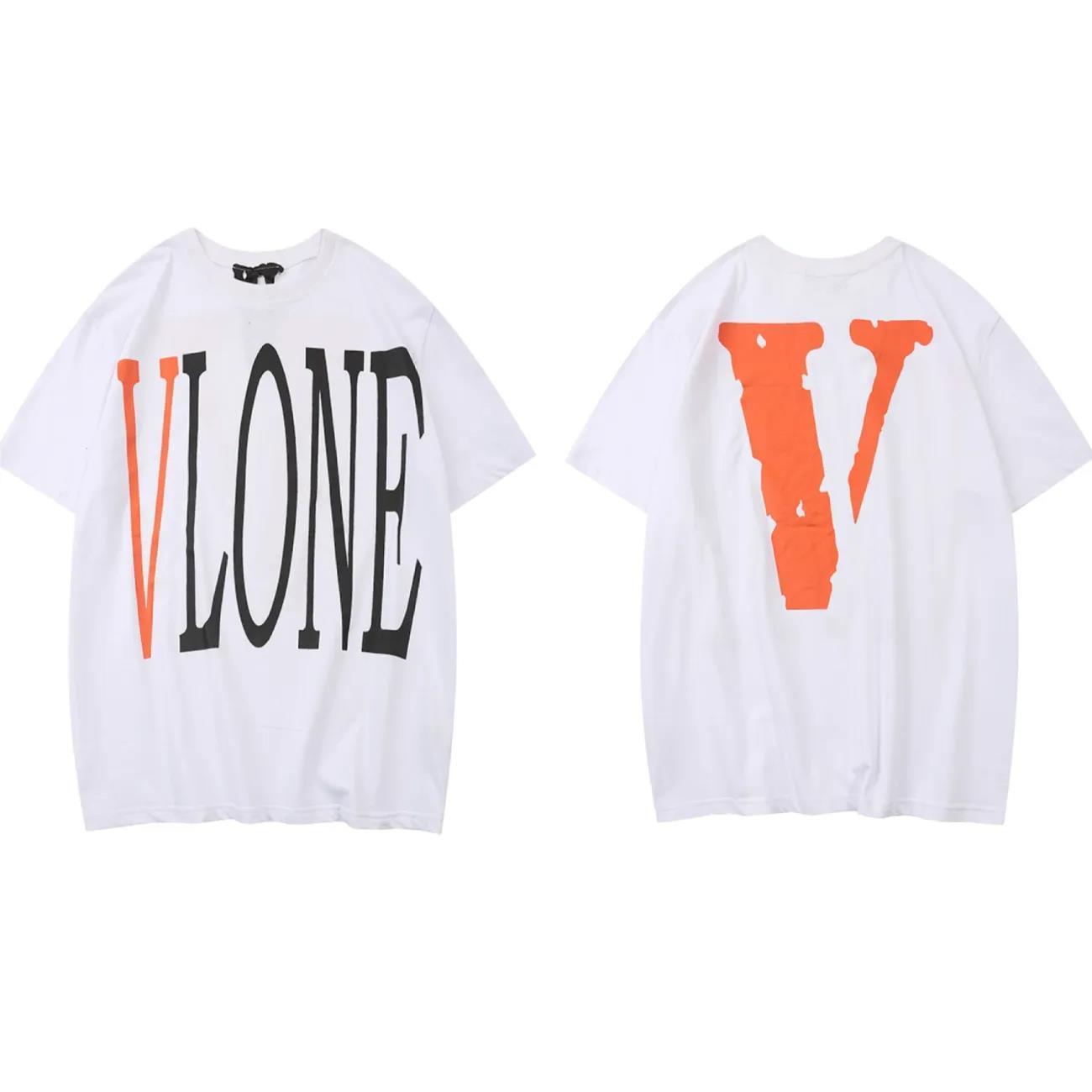 Дизайнерская мужская футболка друзей Перик Печать Big v Мужской с коротким рукавом хип-хоп черный белый оранжевый размер S-3XL