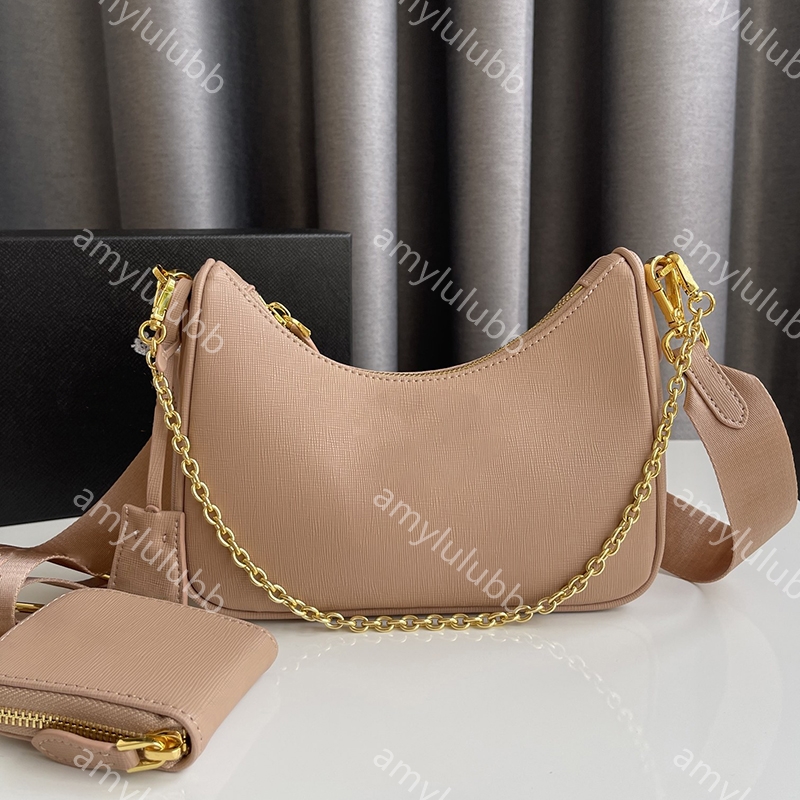 Fashion Genuine leather handbag hobo crossbody bag shoulder bag for women bags lady chains handbags leather hobo chain purse messe235S