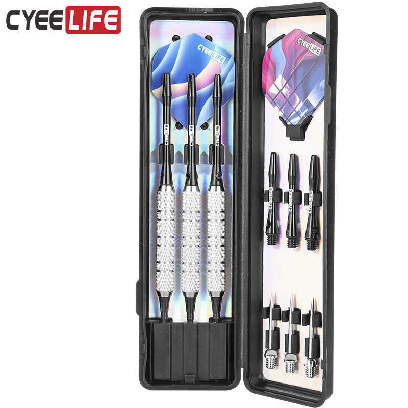 Dart Cyeelife Professional Soft Tip Darts Set 14/16/18G för plast elektronisk dartboard inomhus Dartboard Game 0106