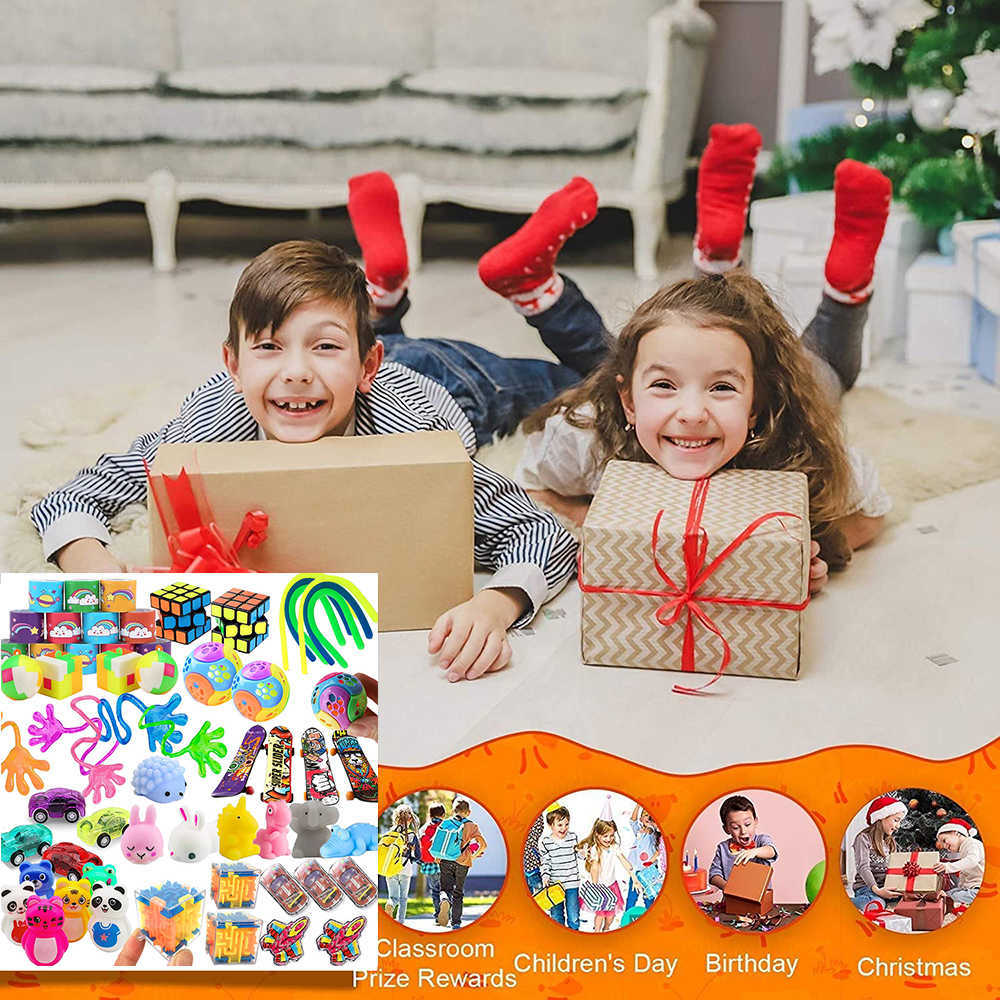 Beauty Items 52 StückPartygeschenke für Kinder von 4–8 Jahren, Geburtstagsgeschenk, Spielzeug, Karnevalspreise, Pinata-Füller, Goodie-Tüten-Füller, Jungen und Mädchen