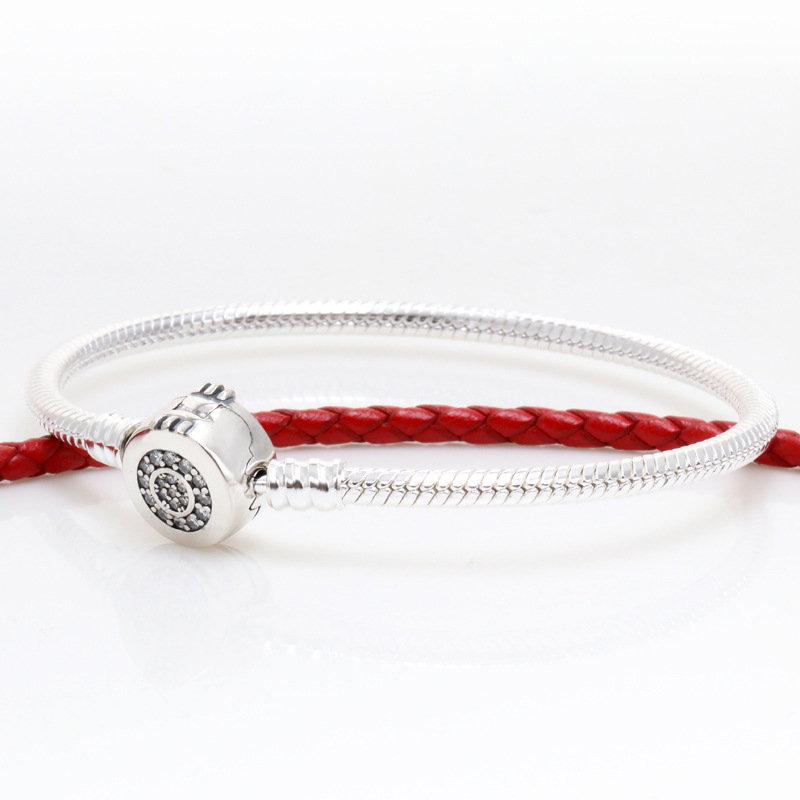 Crown Armbanden Snake Chain Vrouwen Met Originele DOOS Authentiek past pandora s925 Sterling Zilveren Charms Armband Verjaardag Kerstcadeaus Sieraden BR022