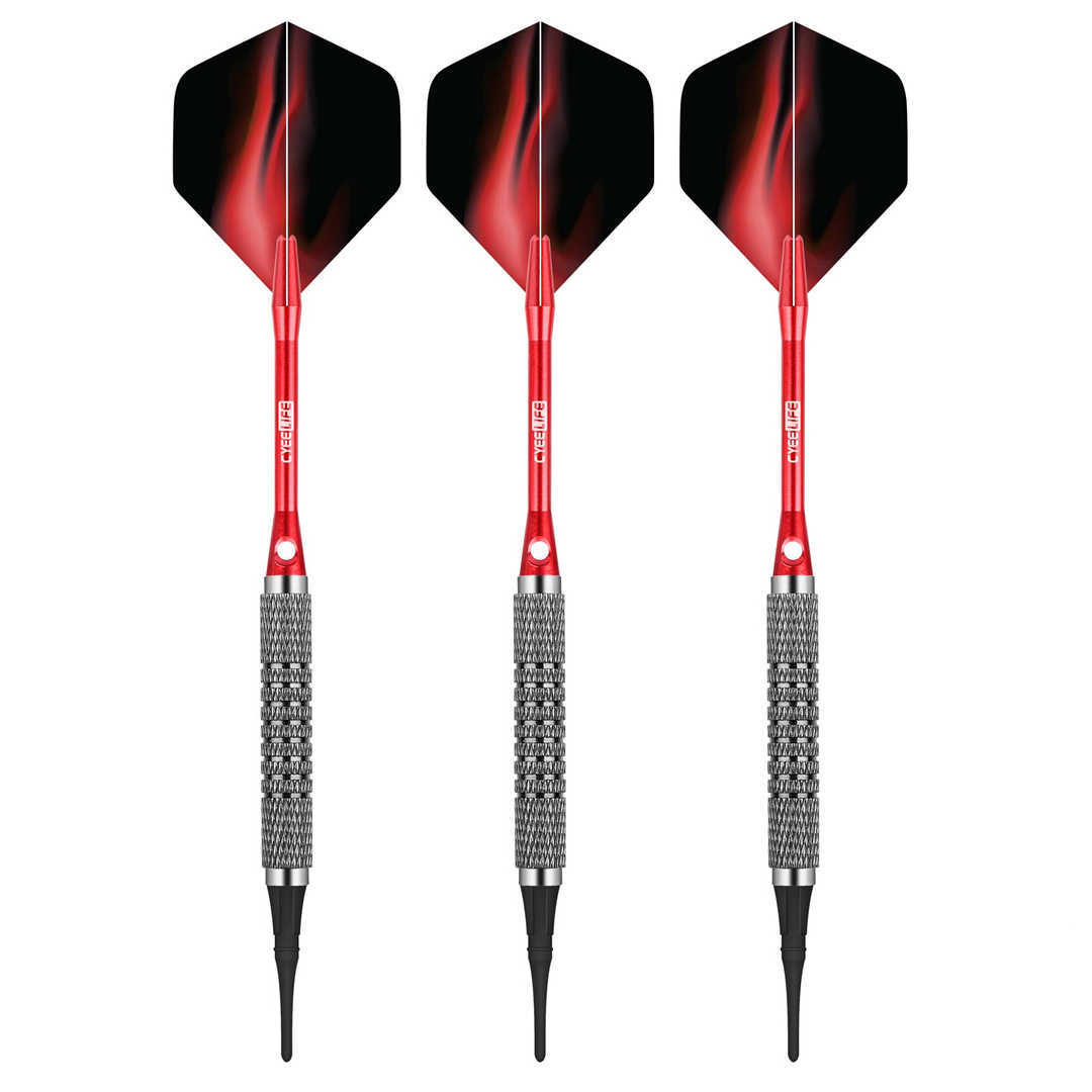 Darts Cyeelife 14g Soft Darts Tip Aluminium staaf Plastic Darts Tip Hoogwaardige professionele familiebar Entertainmentgames 3 stks 0106