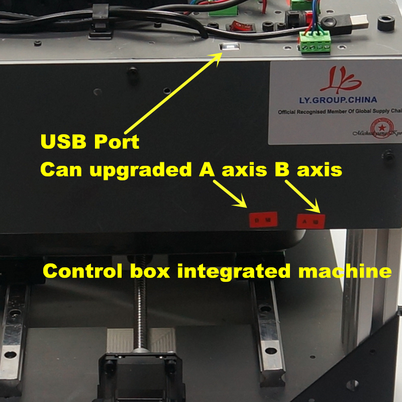 사각형 라인 레일 CNC 라우터 3020 3/4/5 축 금속 밀링 PCB 드릴링 머신 500W ER11 스핀들 USB 포트 나무 조각 조각 조각