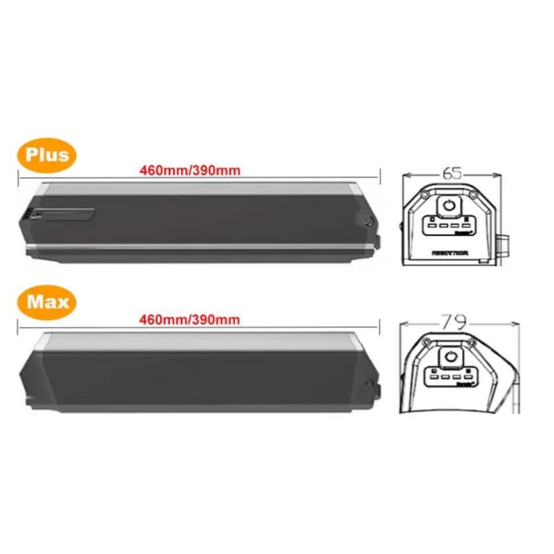 Reention Dorado Ebike Battery 48V 13AH 14AH 16AH 17.5AH 19.2AH NCM Moscow Plus Electric Bike 500W 750W 1000W用の交換バッテリー