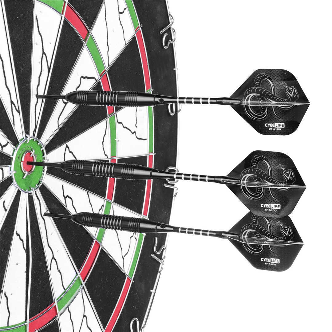 Darts Cyeelife Professional Point Barrel Darts иглы для спортивных игр 21G Стандартные стальные наконечники Darts Корпус Алюминиевые валы полеты 0106