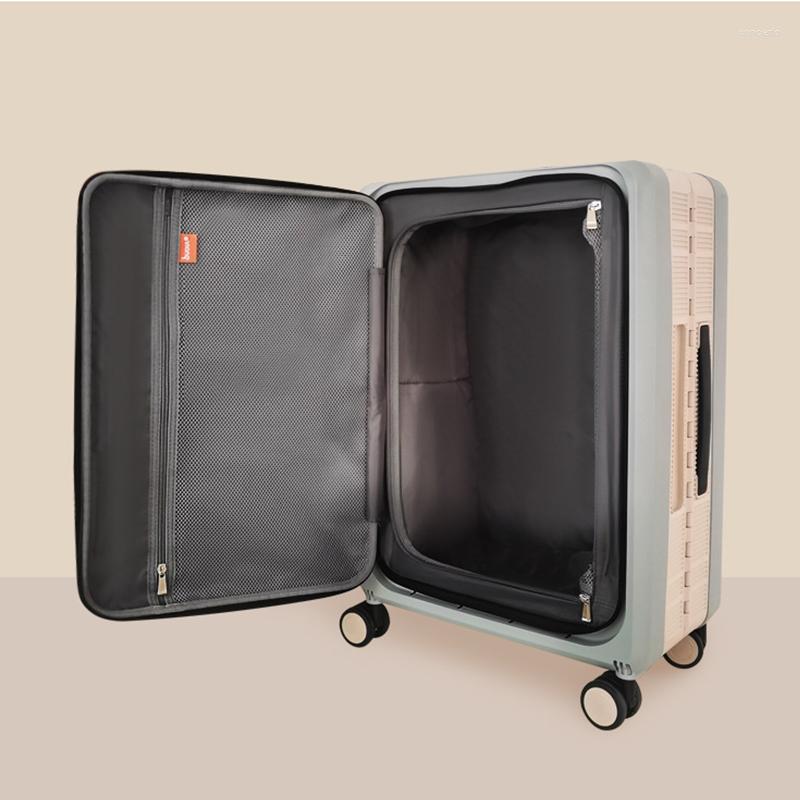 Koffers Vrouwen Rolling Bagage Sets Opvouwbare PP Met Slot Grote Capaciteit Multifunctionele Universele Wielen Trolley Koffers Bag278Y