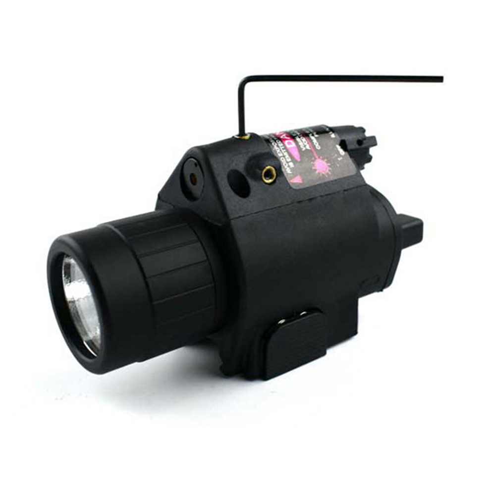 M6 PORTABLE FILLLIGHT WITLAIL SWITCH Outdoor Hunting Torch för Glock 17/19 Hög ljusstyrka Jakt Torch Camping Accessories