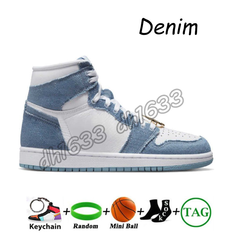 Herren-Basketballschuhe Jumpman 1 High OG 1s Starfish Lost Found Bred Patent Gorge Green University Blue Hyper Royal Denim Dark Mocha Männer Frauen Turnschuhe Sporttrainer