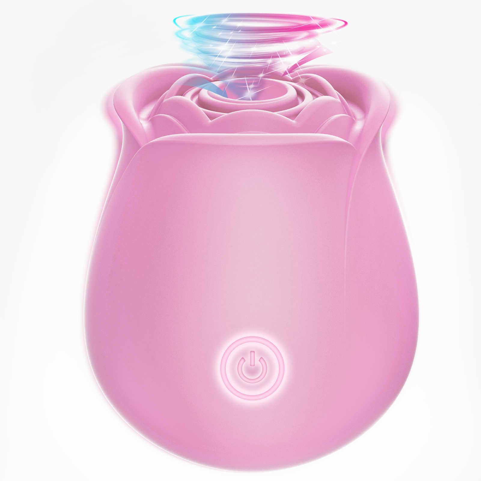 Schönheitsartikel Sohimi Rot Rosa Weibliche Rose Vibrator Spielzeug Blumenform Saugen Vibratoren Silikon Klitoris Nippel Stimulator Für Frauen Masturbator