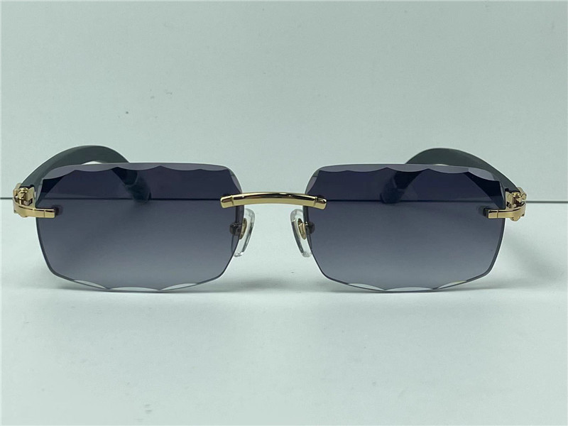 Vendre des lunettes de soleil de design de mode 0117 lentille carrée coupées carrés de crumpol sans crulier