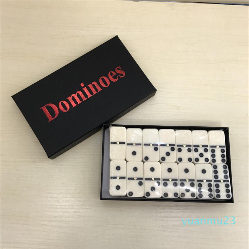 Hele-28 pc's Domino's set games grappige tafeldame mini draagbaar vouwen reisspeelgoed voor kinderen entertainment educatief speelgoed geschenken2400