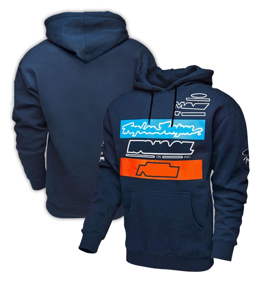 Moto Team Factory Uniforme Sweat à capuche Printemps et Automne Casual Motocross Sweat à capuche Moto Rider Coupe-vent Veste de costume d'équitation