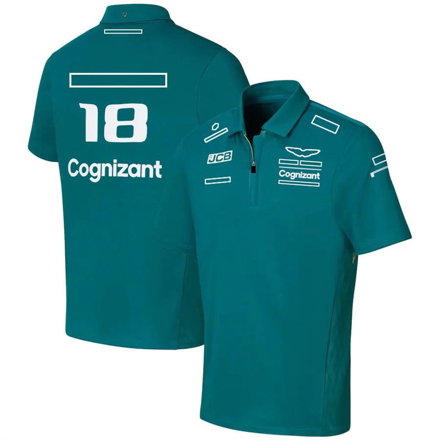 T-shirt F1 Driver Nowy Formuła 1 Polo koszule z krótkim rękawem Summer F1 wyścigowe fani wyścigowe