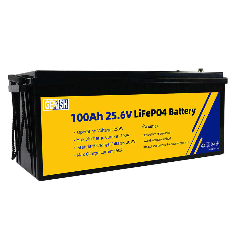 Nowa bateria LifePo4 12V 100AH ​​50AH 200AH 24 V Wbudowany BMS Pakiet głęboki cykl golfowy w terenie terenowe ogniwa terenowe