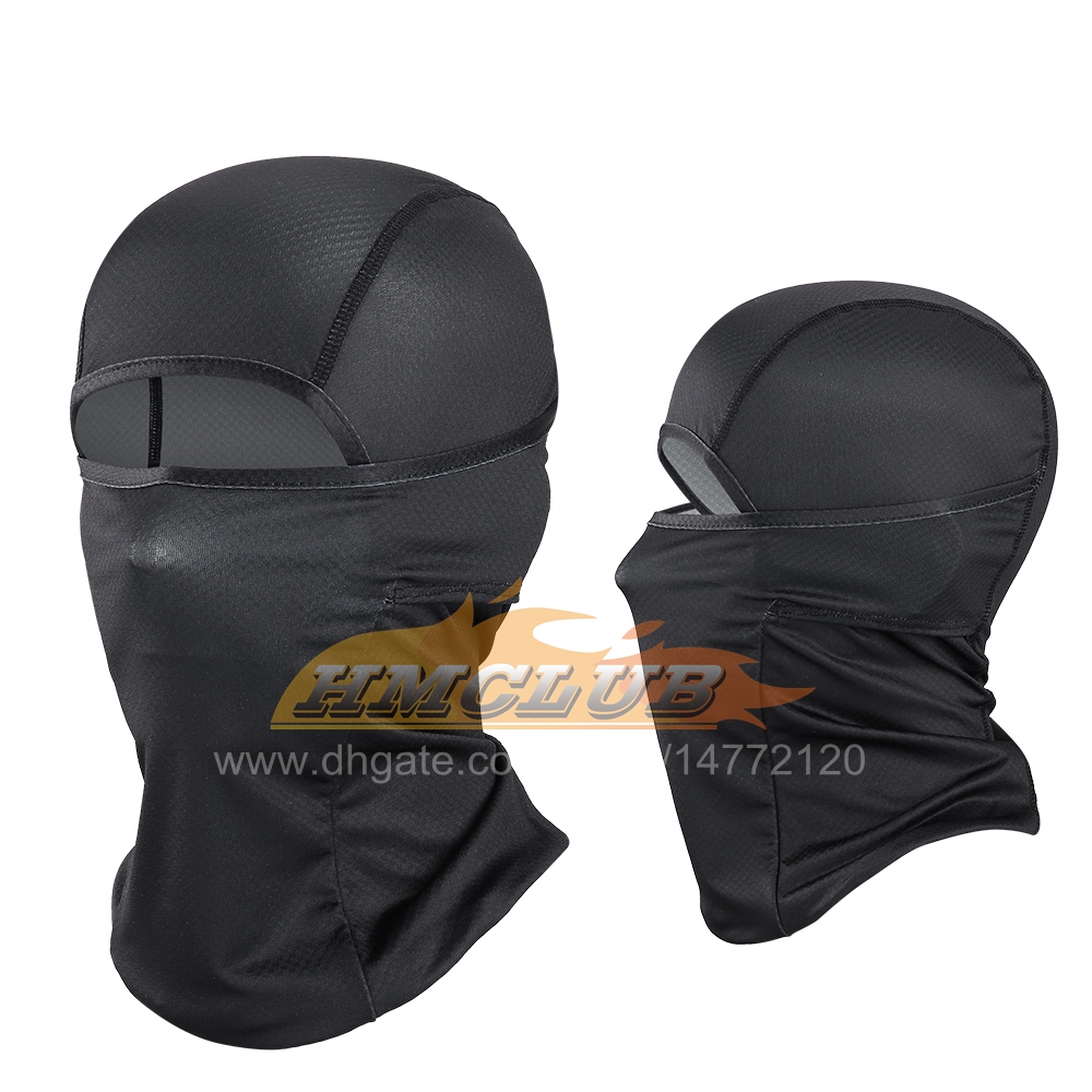 MZZ38 Summer Motorcykel Balaclava Moto Full Face Mask Windproect snabbtorkande Taktisk huva CAP Motocross Cycling Biker Hjälmhatt Män