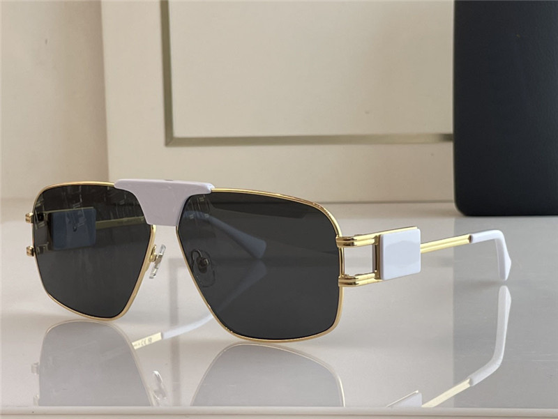 Neues Modedesign, quadratische Pilotensonnenbrille 2251, Metallrahmen, einfache und beliebte Outdoor-UV400-Schutzbrille