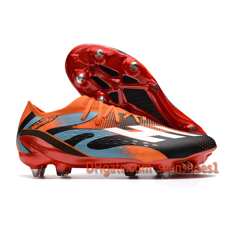 Sac cadeau Chaussures de football montantes pour hommes X Speedportal.1 SG Crampons de terrain ferme Speed Portal Speedportal Coupe du monde Chaussures de football Baskets d'extérieur Botas De Futbol US 6.5-11