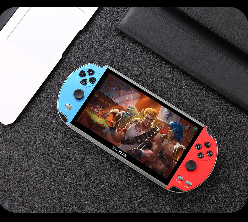 X12 Plus Game Console 7 inch HD Display draagbare ingebouwde mini handheld Classic 1000 Games 16GB handheld speler