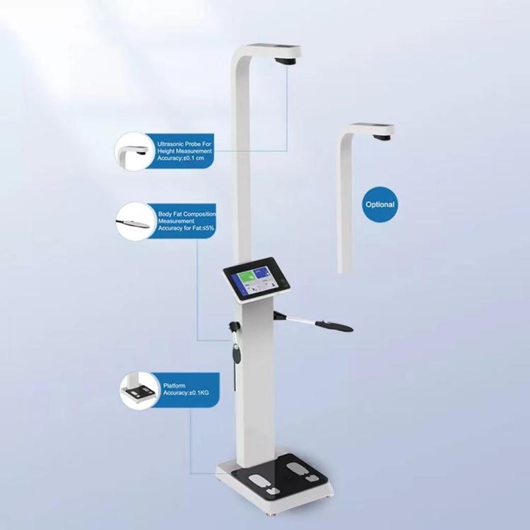 Escala de peso corporal da ginástica Analisador de IMC de corpo inteiro de alta precisão para centros de nutrição Centros de nutrição Dispositivo de analisador de composição corporal humana