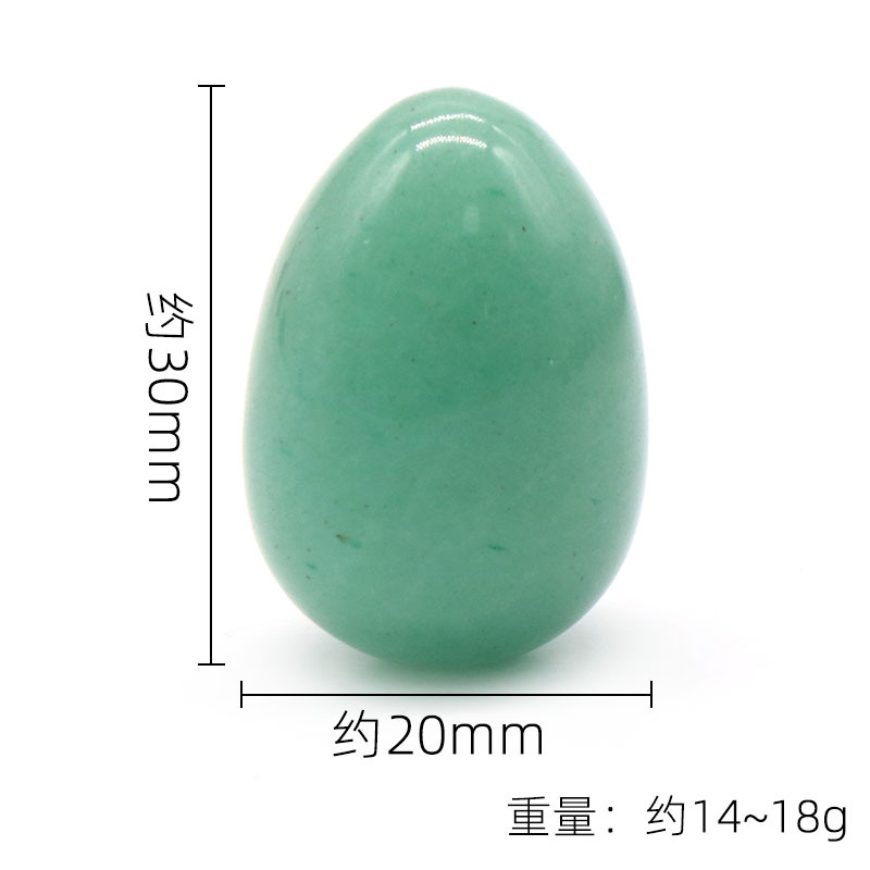 Adorno de pascua de 30 mm forma de huevo cristal de piedra natural joyería chakra reiki curación protección energética decoración de decoración