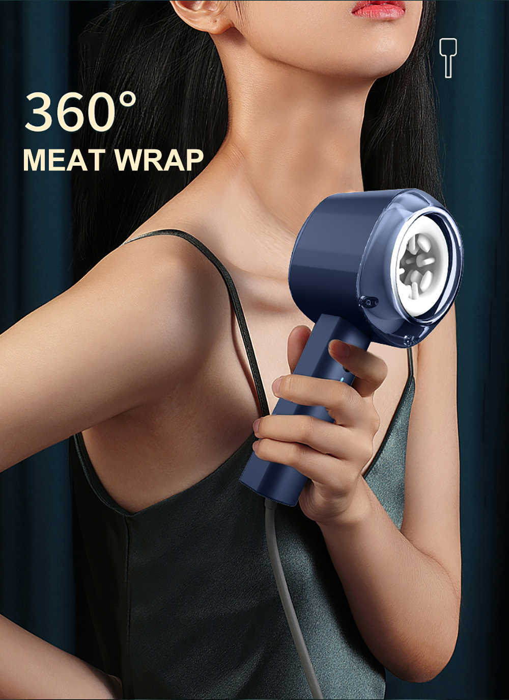 Beauty Items Automatic HandsFree Male Masturbaters Telescopic Cup Stroker sexy Toys For MenMale Masturbator Masturbation Massager