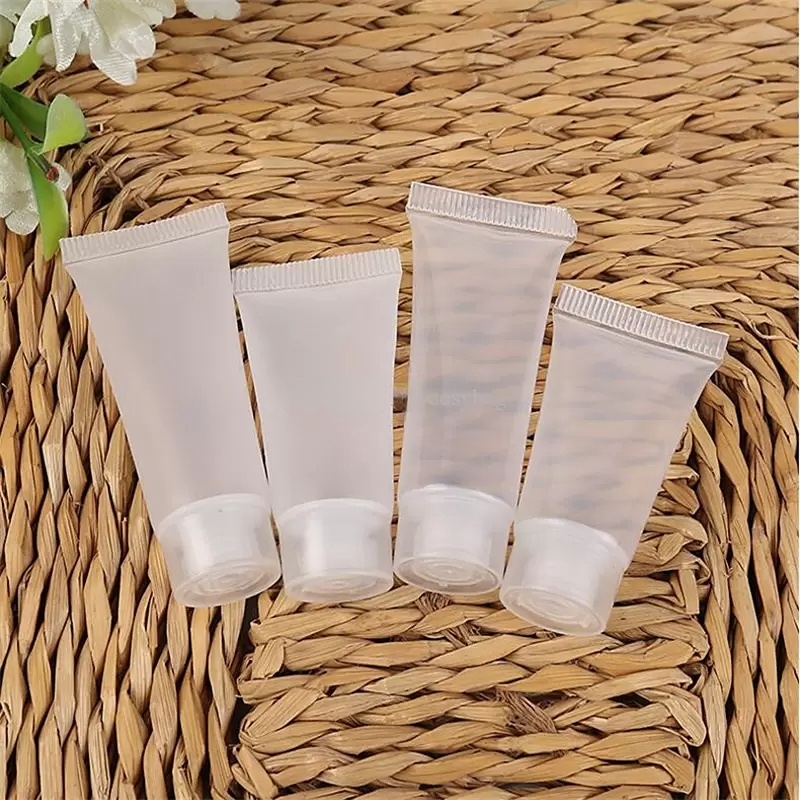 5ml 10ml Soft Refillable Plastic Lotion Squeeze Cosmetic Packaging Cream Screw Lids Bottle Protable Container 0109