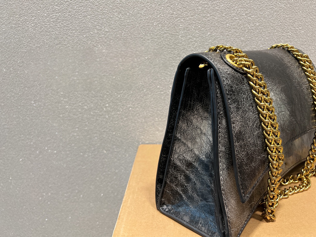 Gradvis förändring i färg Lyxväska Märke Designerhandväska Dam Axelväska kedja Crossbody väska handväska stor kapacitet två specifikationer timglasdesign