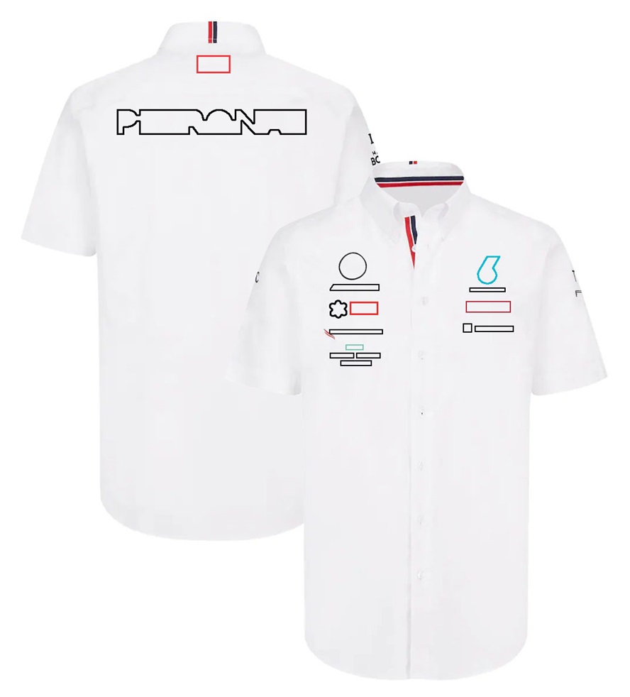 Yeni F1 T-Shirt Formül 1 Takım Yarış Polo Gömlek T-Shirt Yaz Erkekler Yarış Spor Yakası Hızlı Kuru Tişörtler Forma Aynı F1 Gömlek