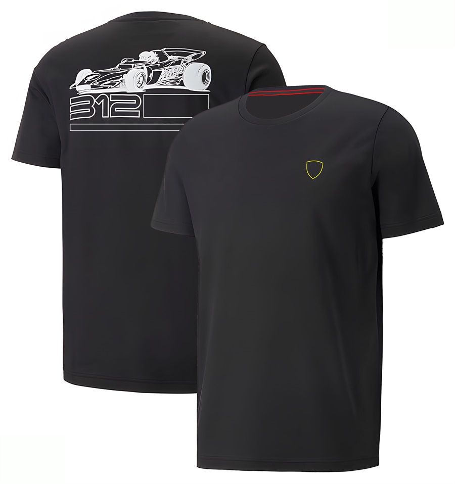 F1ジャージーTシャツ2022フォーミュラ1チームロゴブランドTシャツ夏の男子カジュアルスポーツスタイル通気性半袖ティープラスサイズ