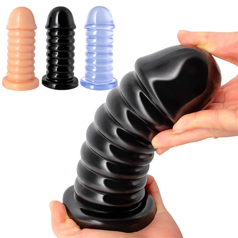 Articoli di bellezza Ultimi enormi plug anale Super Big Dildo Ventosa Butt Beads Prostata Massaggio vaginale Buttplug Giocattoli sexy uomo Donna