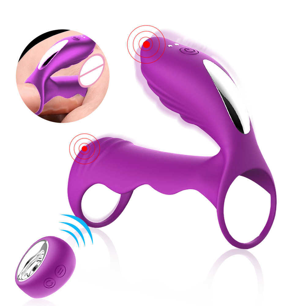 Skönhetsartiklar vuxna spel trådlöst fjärrkontroll vibrationslås spermier ring par g-punkt cock chock penis ringer man fördröjning utlösning sexiga leksaker