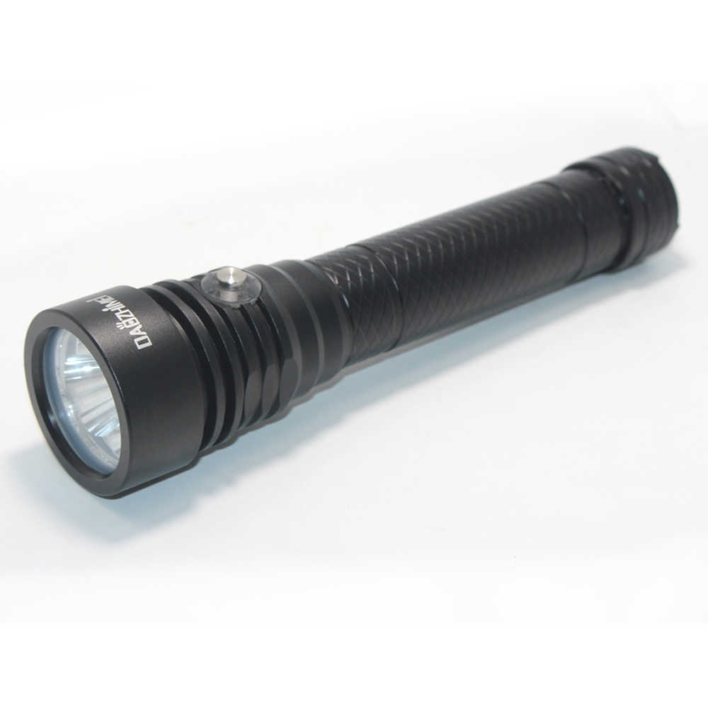 Latarki Pochodni 6000 Łuczny LED LASKI LASHTlight 100m Podwodne światło nurkowe Light 4-mody 26650 Deep Sea Lantern Swimming Torch 0109