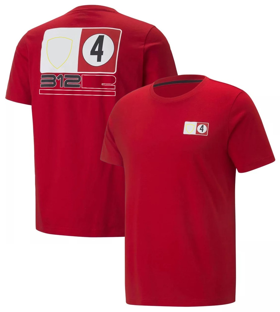 F1ジャージーTシャツ2022フォーミュラ1チームロゴブランドTシャツ夏の男子カジュアルスポーツスタイル通気性半袖ティープラスサイズ