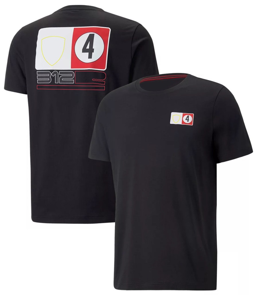 F1ジャージーTシャツ2022フォーミュラ1チームロゴブランドTシャツ夏の男子カジュアルスポーツスタイル通気性半袖ティープラスサイズ