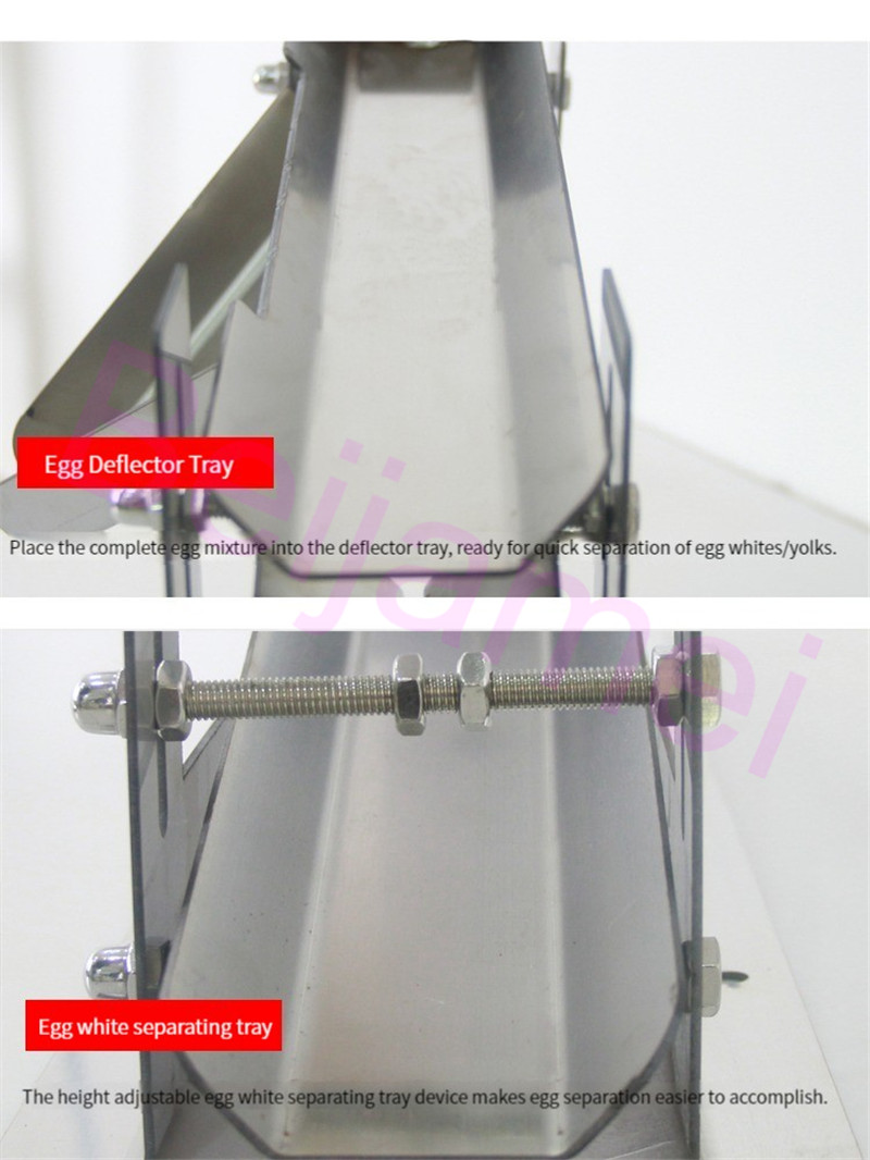 BEIJAMEI Commercial Small Manual Egg White And Yolk Separator Liquid Separation Machine For Duck Hen Eggs