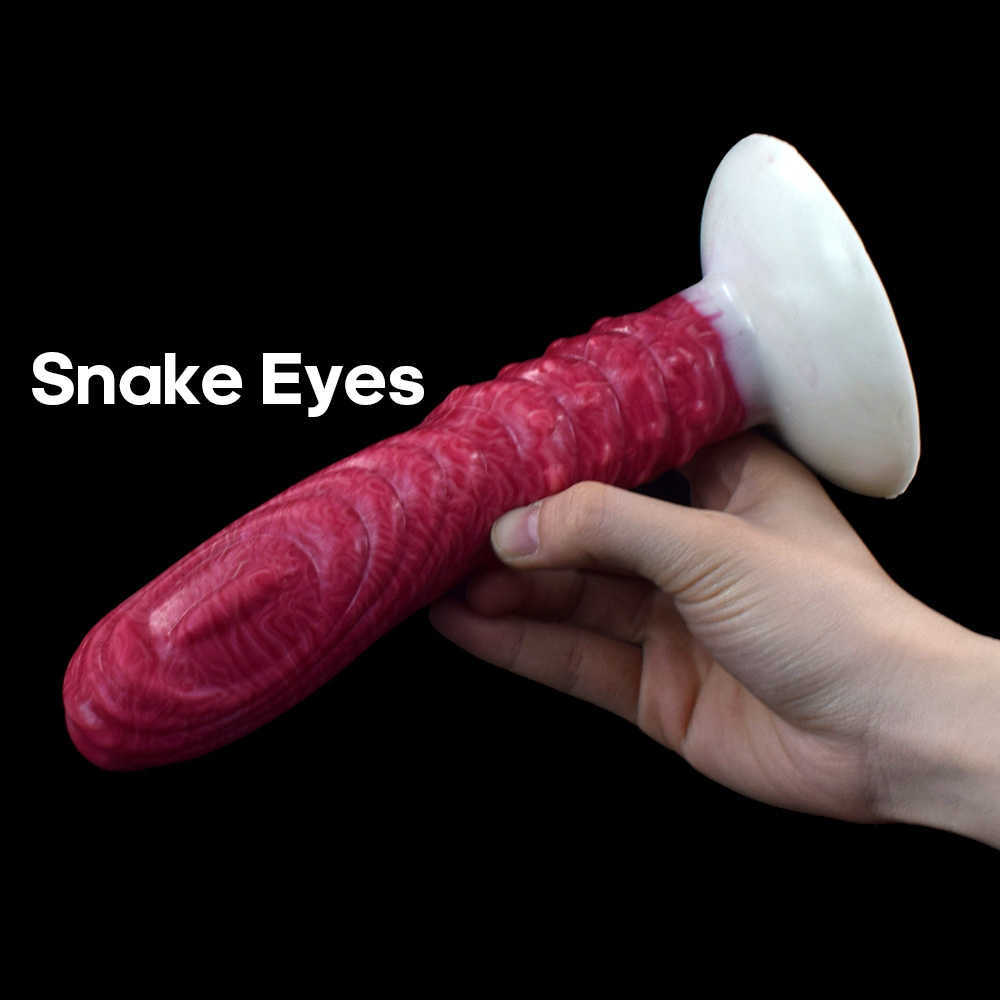 Beauty Items NNSX Schlangen-Buttplug-Dildo sexyualea Spielzeug für Frauen mit Saugnapf Silikon Soft Gode Vagina Erotik Erwachsene 18 sexyy Shop
