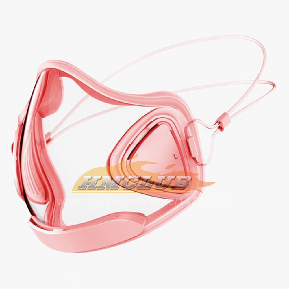 MZZ46 Reusable Motorcycle Mask Bicycle Sports Plastic Dustproof Face Lucency Mask Facial Safety Shield Prevent Saliva Filter Mask