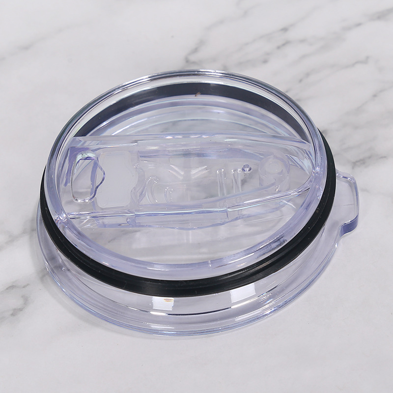 20oz/30oz Sealing Bottle Cover Splash Spill Proof Plain Plastic Lids For Beer Cups Transparent Tumbler Cup Bottle Accessories ss0130