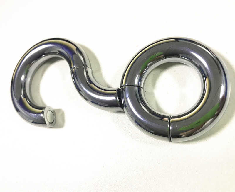 Skönhetsartiklar 304 rostfritt stål manlig skrotal pendel bonder magnet penis ring vuxna roliga produkter